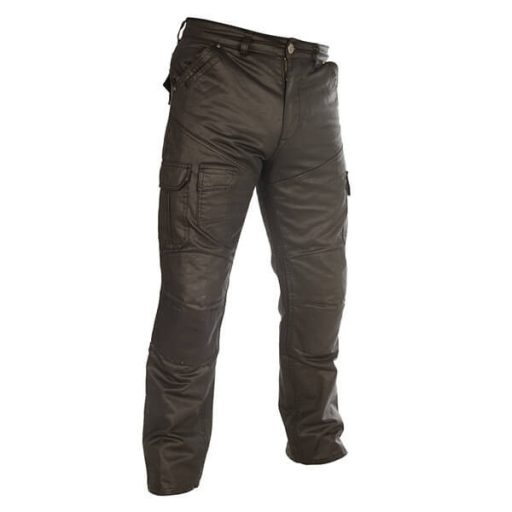 Oxford SP-J6 Wax motoros farmer nadrág – fekete, aramid (Kevlar) erősítéssel, protektoros, W40/L31