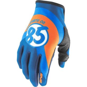   EVS Slip On COSMIC 85 narancs-kék cross kesztyű – motoros / MTB / roller