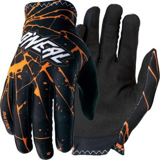   O'NEAL Matrix Enigma narancssárga-fekete motoros cross kesztyű – motoros / MTB / MX / roller