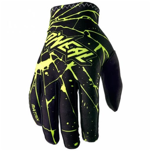 O'NEAL Matrix Enigma zöld-fekete cross kesztyű motoros / MTB / roller