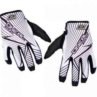  O'NEAL Jump Race fehér-fekete cross kesztyű – motoros / MTB / MX / roller