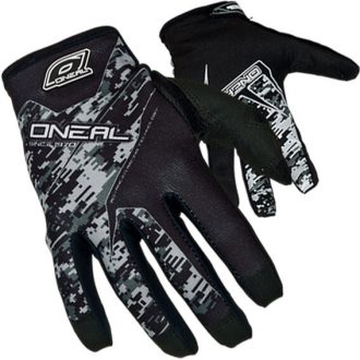   O'NEAL Jump Digi Camo fekete cross kesztyű – motoros / MTB / MX / roller
