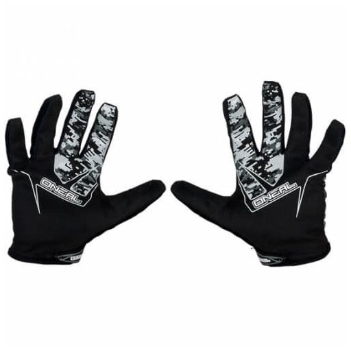 O'NEAL Jump Digi Camo fekete cross kesztyű – motoros / MTB / MX / roller