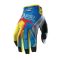 O'NEAL Jump Race kék-sárga-piros-fehér cross kesztyű – motoros / MTB / MX / roller