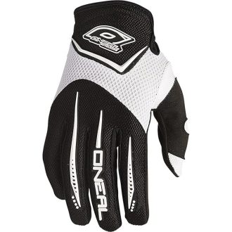   O'NEAL Element fekete-fehér cross kesztyű – motoros / MTB / MX / roller