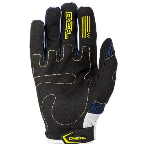 O'NEAL Element  kék-fehér-sárga cross kesztyű – motoros / MTB / MX / roller