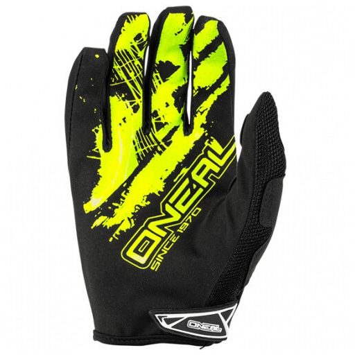 O'NEAL Jump Shocker fluo-fekete cross kesztyű – motoros / MTB / MX / roller