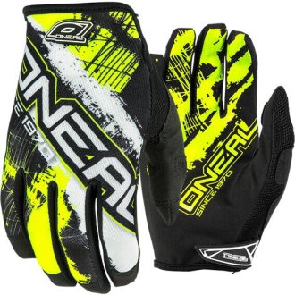   O'NEAL Jump Shocker fluo-fekete cross kesztyű – motoros / MTB / MX / roller