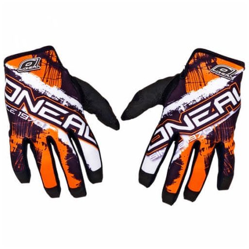 O'NEAL Jump Shocker narancs-fekete cross kesztyű – motoros / MTB / MX / roller