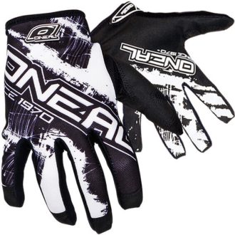   O'NEAL Jump Shocker fekete-fehér cross kesztyű – motoros / MTB / MX / roller