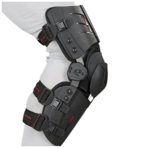 EVS RS9 PRO Carbon fekete térdgép / térdvédő 