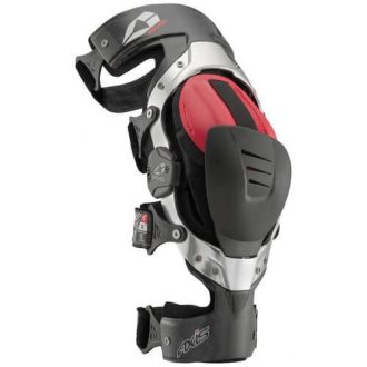   EVS AxisPro Knee carbon matt piros-fekete térdgép / térdvédő 
