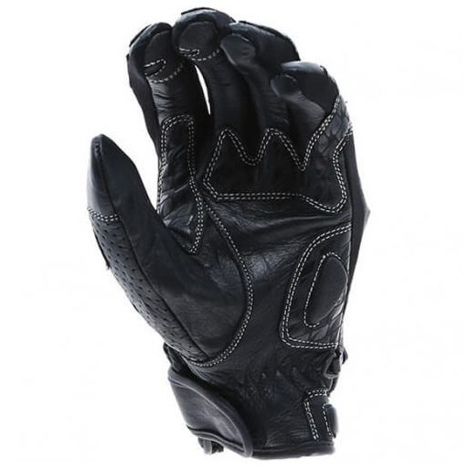 SPADA BLAST fekete protektoros bőr motoros kesztyű