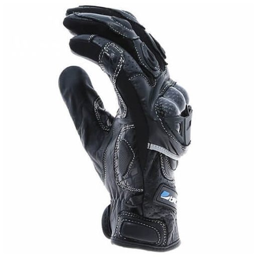 SPADA BLAST fekete protektoros bőr motoros kesztyű