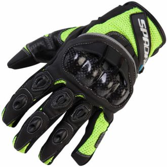 SPADA MX-Air neonzöld-fekete protektoros motoros kesztyű