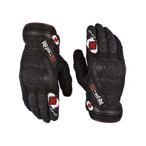 OXFORD RP-6 Tech protektoros fekete bőr-textil motoros kesztyű