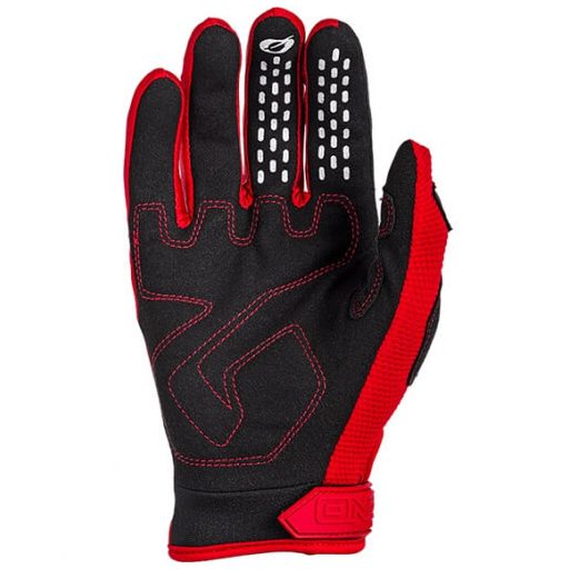 O'NEAL Hardwear Iron protektoros piros-fekete cross kesztyű – motoros / MTB / roller