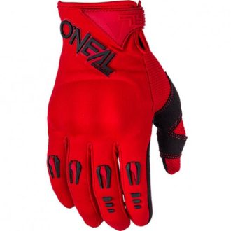   O'NEAL Hardwear Iron protektoros piros-fekete cross kesztyű – motoros / MTB / roller