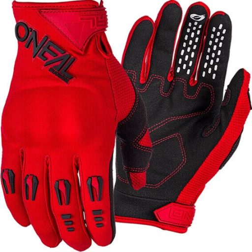 O'NEAL Hardwear Iron protektoros piros-fekete cross kesztyű – motoros / MTB / roller