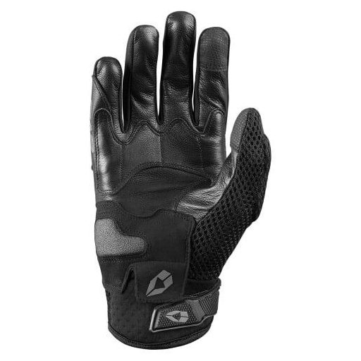 EVS Street Assen fekete utcai protektoros bőr motoros kesztyű
