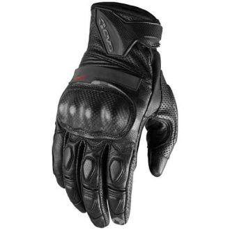   EVS Street NYC fekete utcai protektoros bőr motoros kesztyű