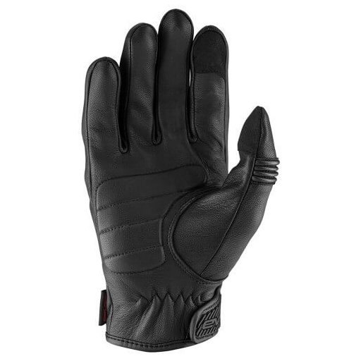EVS Street Compton fekete utcai protektoros bőr motoros kesztyű