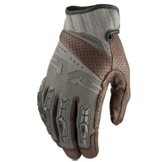   EVS Street Enforcer barna-szürke utcai bőr motoros kesztyű