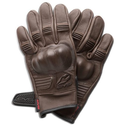EVS Street Compton barna utcai protektoros bőr motoros kesztyű