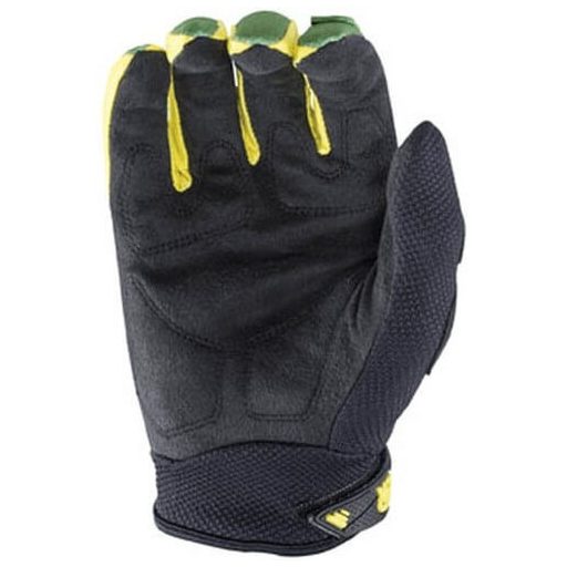 ANSWER RACING SYNC MX zöld-sárgafekete-bézs cross kesztyű – motoros / MTB / roller