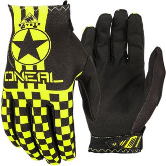   O'NEAL Matrix Wingman fekete-zöld cross kesztyű motoros / MTB / roller