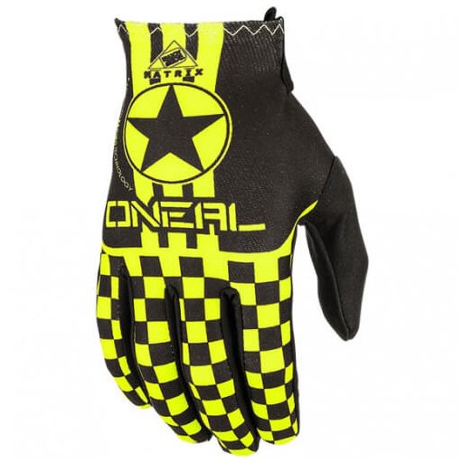 O'NEAL Matrix Wingman fekete-zöld cross kesztyű motoros / MTB / roller