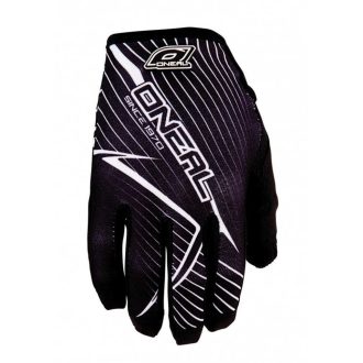   O'NEAL Jump Race fekete-fehér cross kesztyű – motoros / MTB / MX / roller