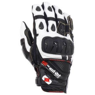   OXFORD RP-3 Summer protektoros fekete-fehér bőr motoros kesztyű