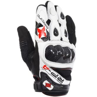   OXFORD RP-4 Summer protektoros fekete-fehér bőr-textil motoros kesztyű