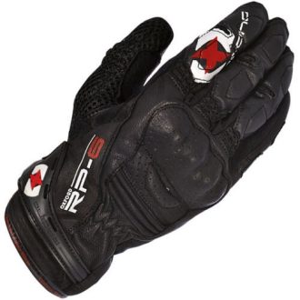  OXFORD RP-6 Tech protektoros fekete bőr-textil motoros kesztyű