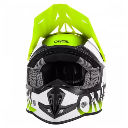 O'NEAL 5 Series Blocker fehér-neonzöld cross bukósisak