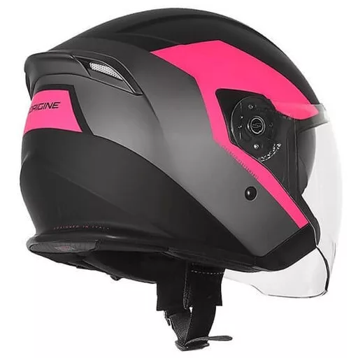 ORIGINE Palio EKO 2.0 Bluetooth matt pink-szürke-fekete nyitott bukósisak beépített napszemüveggel