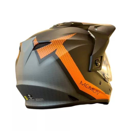 BELL MX-9 Adventure MIPS Switchback matt fekete-narancs cross/enduro bukósisak 