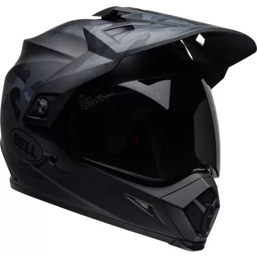 BELL MX-9 Adventure MIPS STEALTH CAMO matt fekete-terep szürke cross/enduro bukósisak 