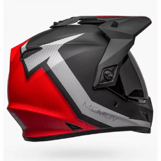 BELL MX-9 Adventure MIPS Switchback matt fekete-piros cross/enduro bukósisak 