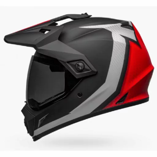 BELL MX-9 Adventure MIPS Switchback matt fekete-piros cross/enduro bukósisak 