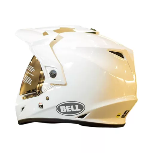 BELL MX-9 Adventure MIPS Plain  fényes fehér cross/enduro bukósisak 