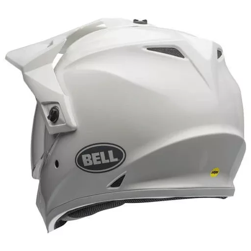 BELL MX-9 Adventure MIPS Plain  fényes fehér cross/enduro bukósisak 