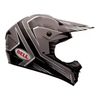 Bell SX-1 Race fényes fekete-szürke cross bukósisak