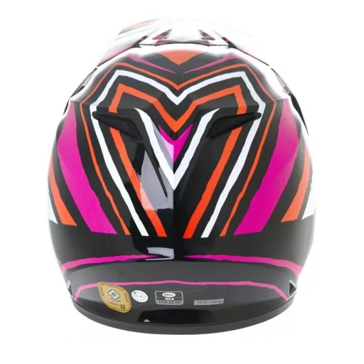 BELL MX-9 Scrub fényes pink-fekete-narancs cross bukósisak