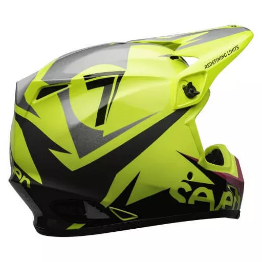 BELL MX-9 MIPS fényes neonzöld cross bukósisak