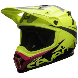 BELL MX-9 MIPS fényes neonzöld cross bukósisak