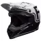 BELL MOTO-9 MIPS Fasthouse fényes fehér-fekete cross bukósisak