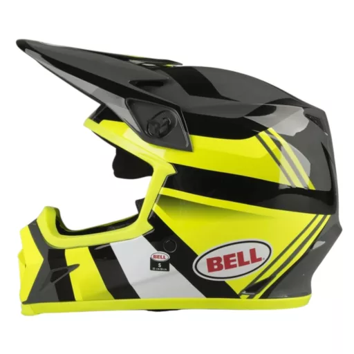 BELL MX-9 MIPS Marauder fényes neonzöld-szürke cross bukósisak