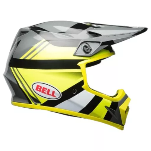 BELL MX-9 MIPS Marauder fényes neonzöld-szürke cross bukósisak